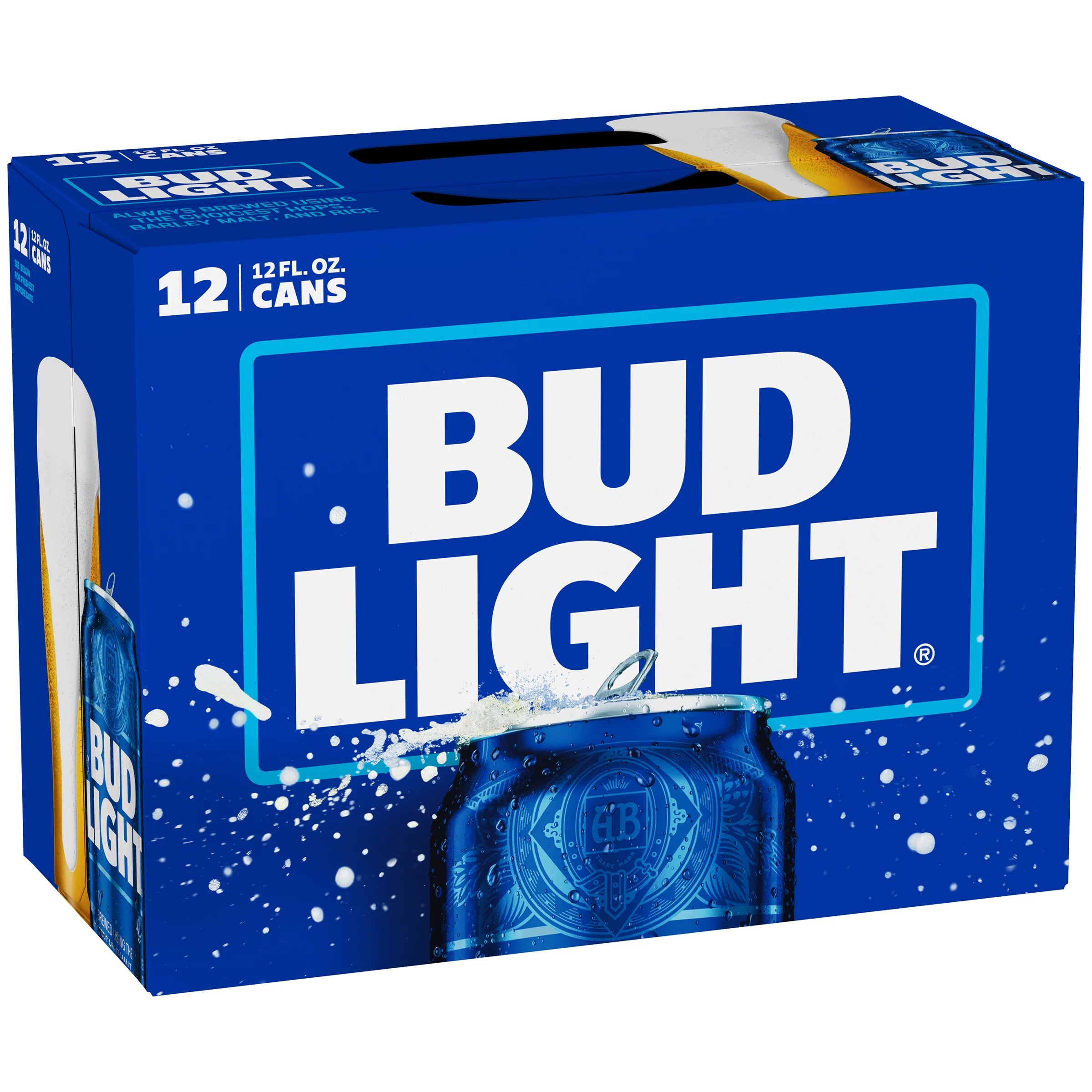 Bud Light 12oz 12 Pack Can – Happysliquor