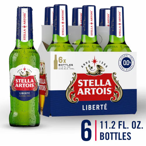 Stella Artois Liberte Alcohol Free 12oz 6 Pack Bottles