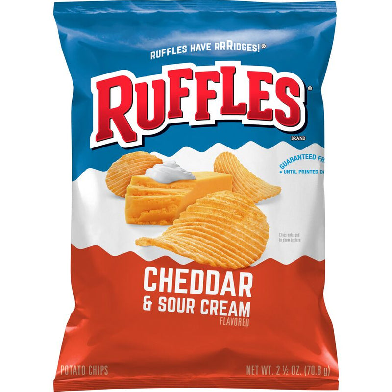 Ruffles Cheddar & Sour Cream Potato Chips 70.8g