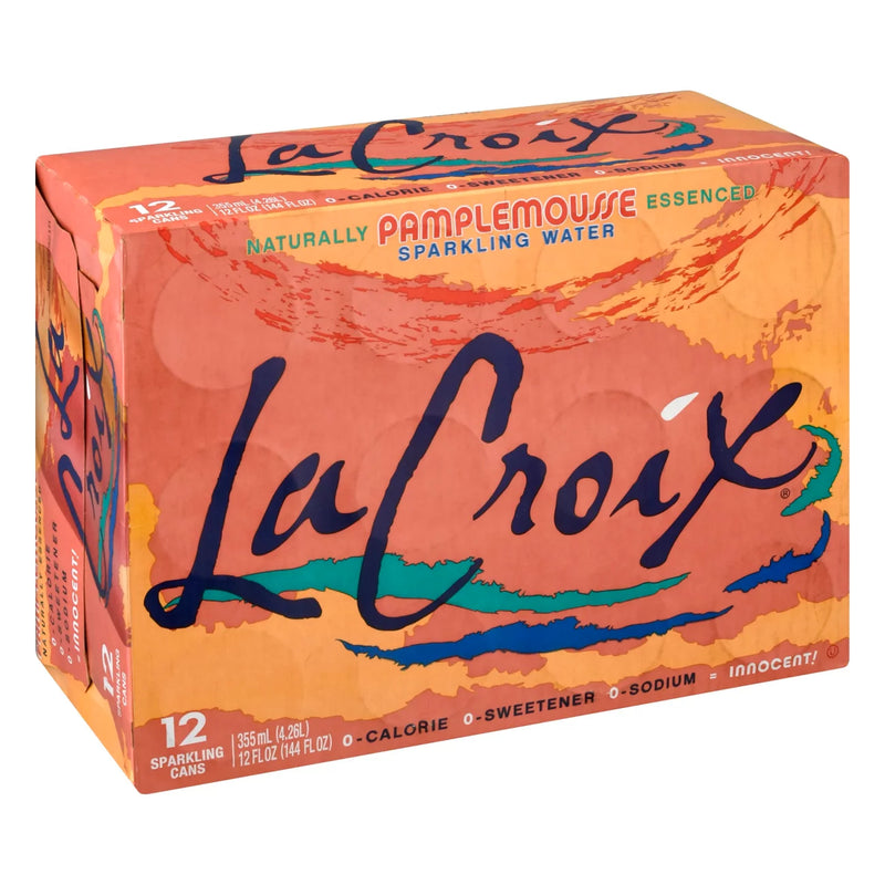 La Croix Grapefruit Sparkling Water 12oz 12 Pack Can