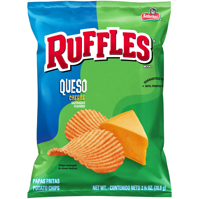 Ruffles Queso Cheese Potato Chips 70.8g