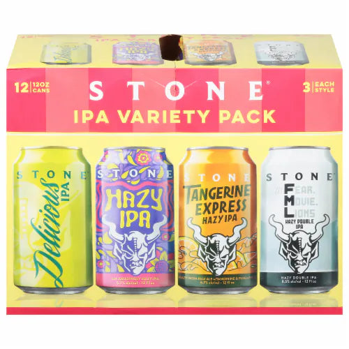 Stone IPA Variety 12oz 12 Pack Can