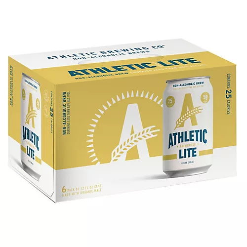 Athletic Lite Non Alcoholic 12oz 6 Pack Can