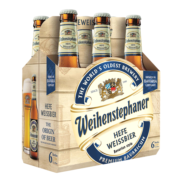 Weihenstephaner Hefe Weissbier 12oz 6 Pack Bottle