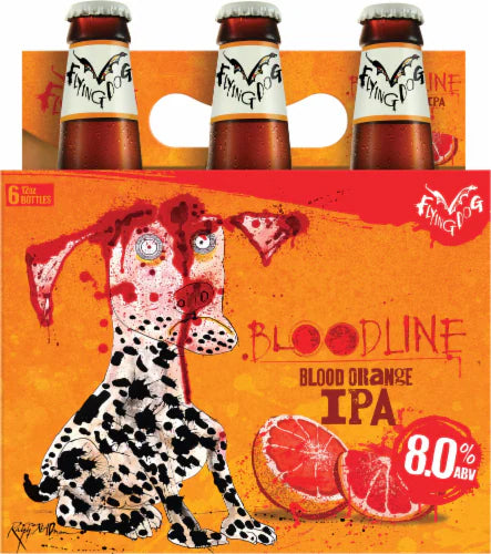 Flying Dog Bloodline Orange Ipa 12oz 6 Pack Bottle