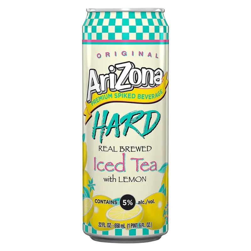Arizona Hard Iced Tea With Lemon Contains (5% Alc.)