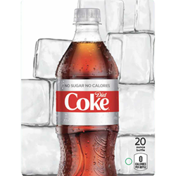 Coca Cola Diet 20 oz Bottle