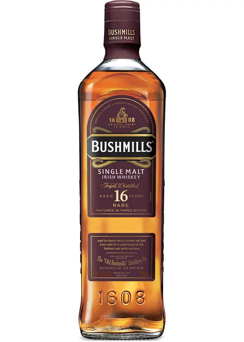 Bushmills 16 Years Aged Single Malt Whiskey 750ml