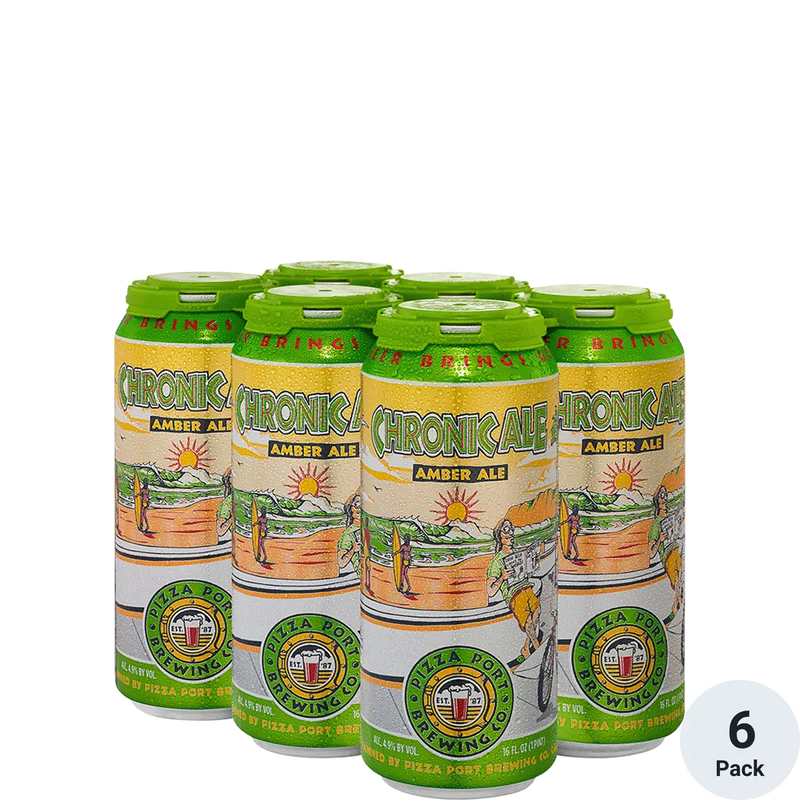 Pizza Port Chronic Ale 16oz 6 Pack Can