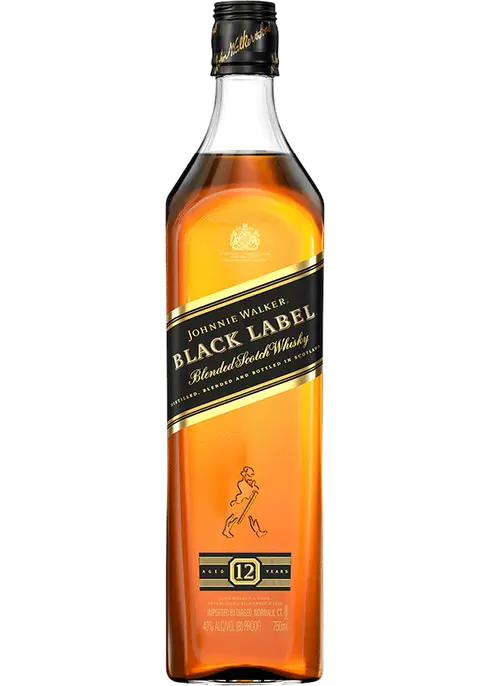 Johnnie Walker Black Label Blended Scotch Whiskey 750ml