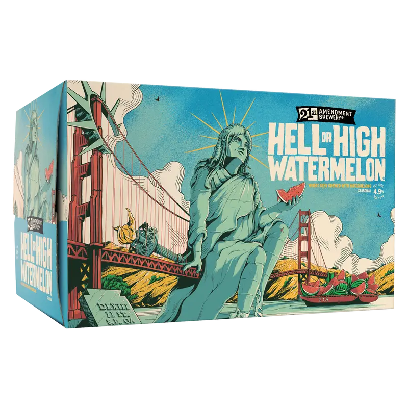 21st Hell or High Watermelon 12oz 6 Pack Can