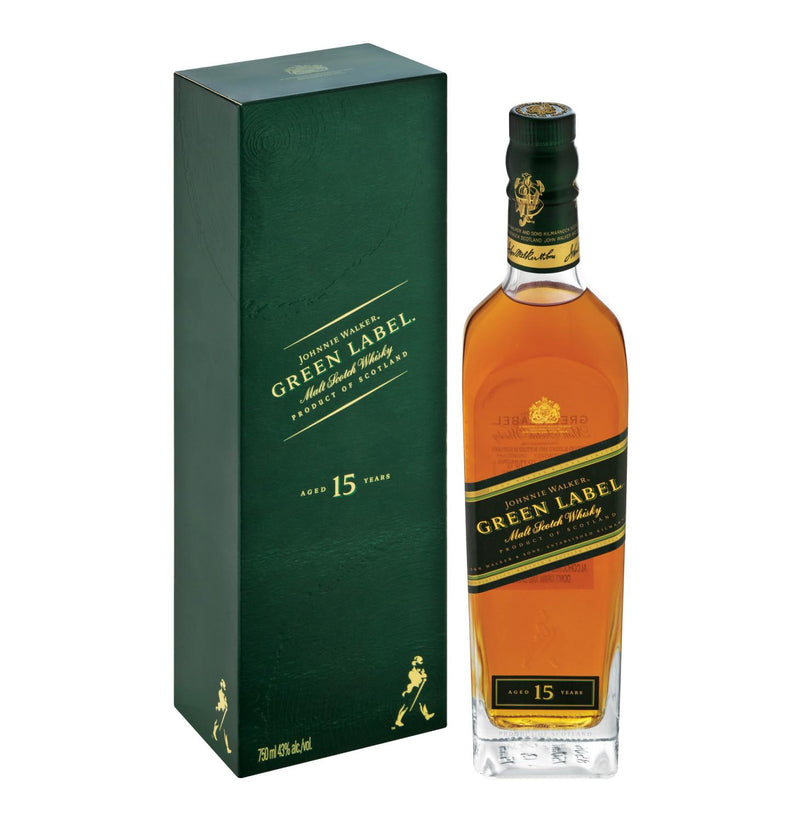 Johnnie Walker Green Label 15 Years Scotch Whiskey 750ml
