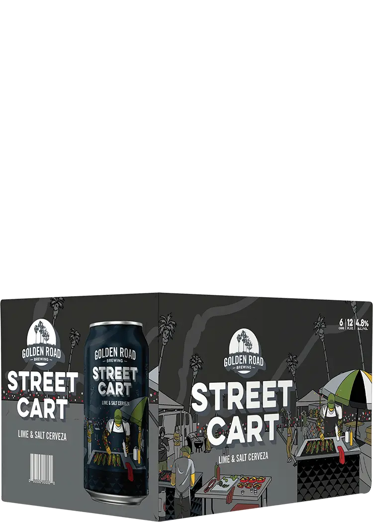 Golden Road Street Cart Lime & Salt Cerveza 12oz 6 Pack Can