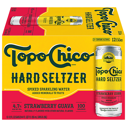 Topo chico Hard Selzer Strawberry Guava 12 Pack – Happysliquor