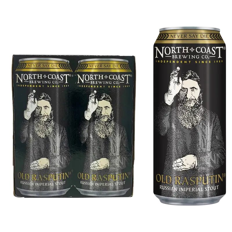 North Coast Old Rasputin Russian Imperial Stout 16oz 4 Pack Can