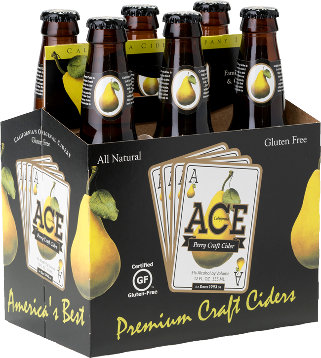 Ace Perry Craft Cider 12oz 6 Pack Bottles
