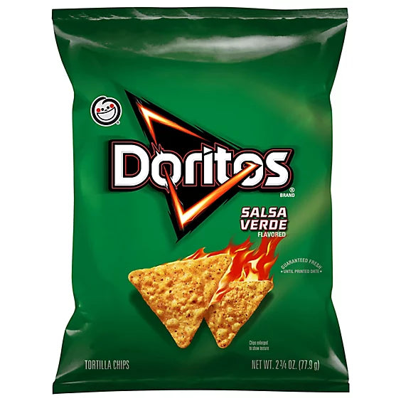 Doritos Salsa Verde Tortilla Chips 77.9g