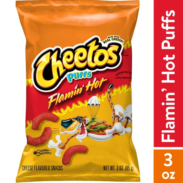 Cheetos Puffs Flamin&