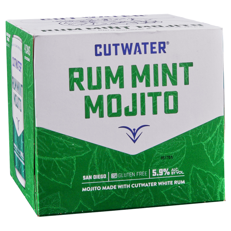 Cutwater Rum Mint Mojito 12oz 4 Pack Can