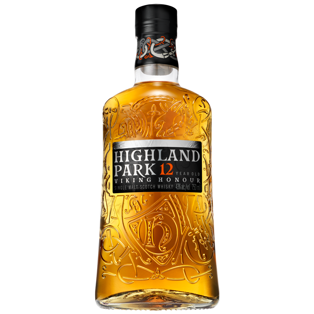 Highland Park 12 Year old Viking Honour Single Malt Scotch Whiskey