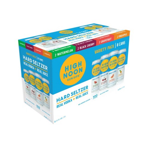 High Noon Hard Seltzer Variety Pack 355ml 8 Pack Can