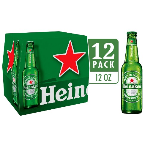 Heineken Premium Lager 12oz 12 Pack Bottles – Happysliquor