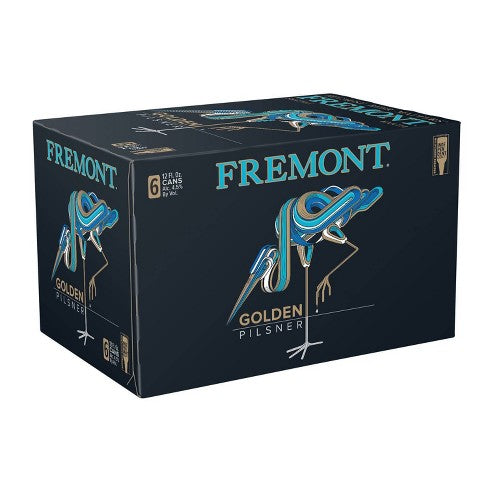 Fremont Golden Pilsner 12oz 6 Pack Can (4.5%ALC)