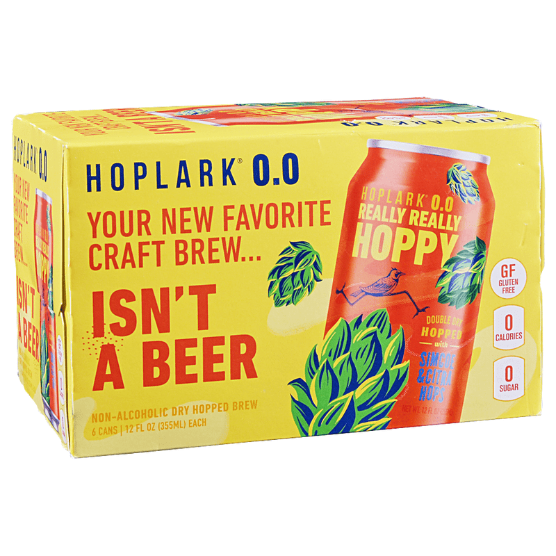 Hoplark Really Really Hoppy Non Alcoholic 12oz 6 Pack Can
