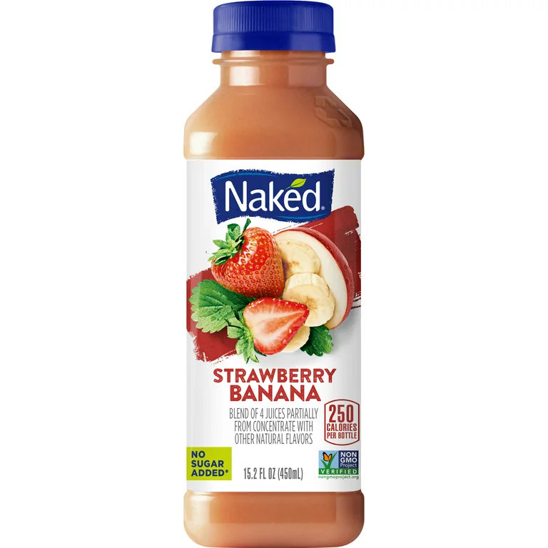 Naked Strawberry Banana Juice 15.2oz