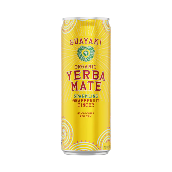 Guayaki Organic Yerba Mate Sparkling Grapefruit Ginger 12oz