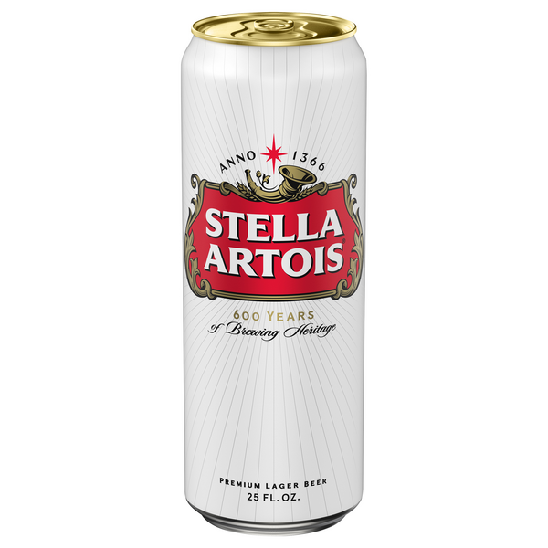 Stella Artois Premium Lager 25oz Can