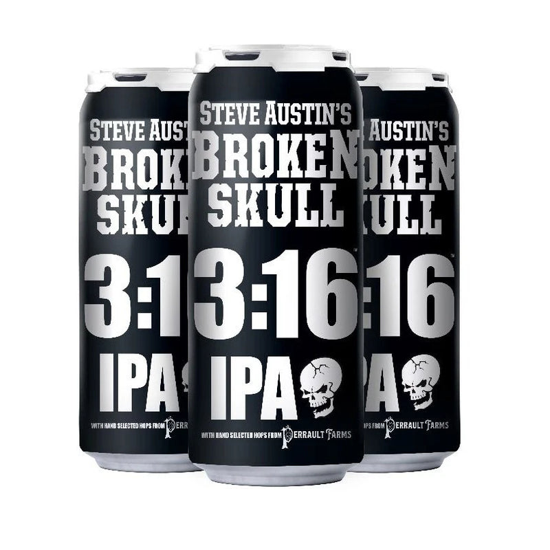 Steve Austin Broken Skull 3:16 IPA 16oz 4 Pack Can