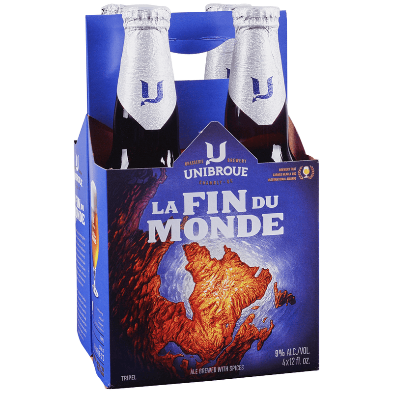 Unibroue La Fin Du Monde 12oz 4 Pack Bottles