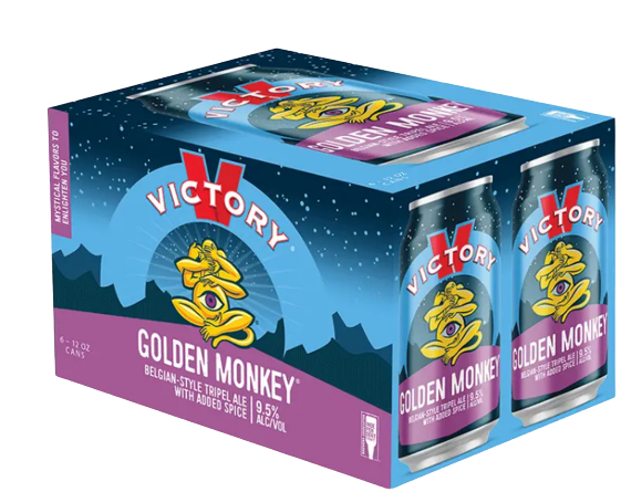 Victory Golden Monkey 12oz 6 Pack Can