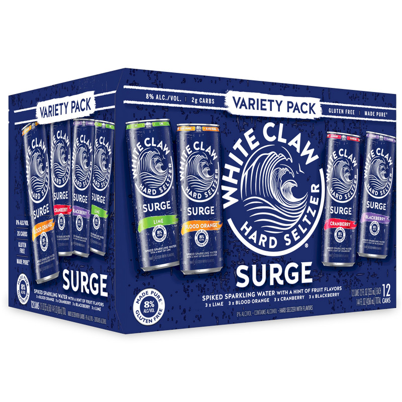 White Claw Surge Variety 12oz 12 Pack Can