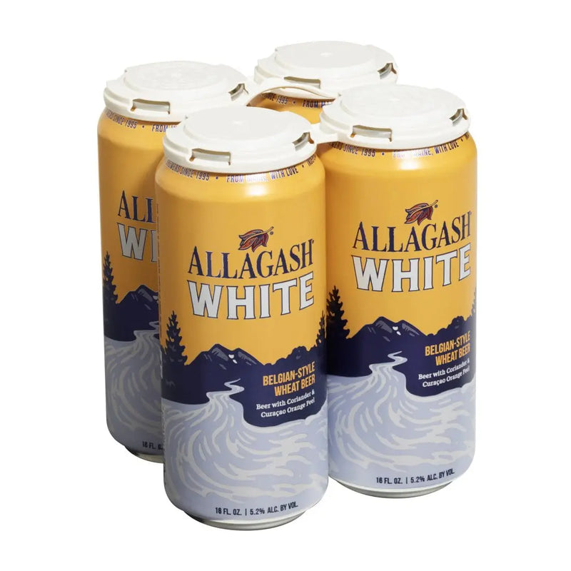 Allagash White Belgian Style Wheat Beer 16oz 4 Pack Can