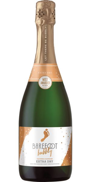 Barefoot Bubbly Extra Dry Champagne 750ml