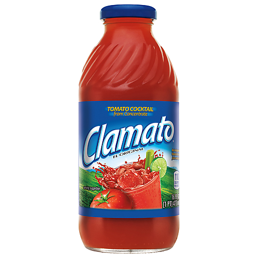 Clamato Tomato Cocktails Original Juice 16oz