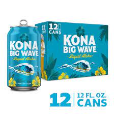 Kona Big Wave Liquid Aloha 12oz 12 Pack Can