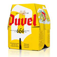 Duvel Belgian 666 Blond 12oz 4 Pack Bottle
