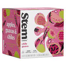 Stem Chile Guava Cider 12oz 4 Pack Can