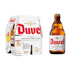 Duvel Belgian Strong Blond 12oz 4 Pack Bottle