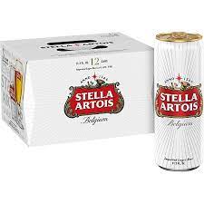 Stella Artois Premium Lager 12oz 12 Pack Can