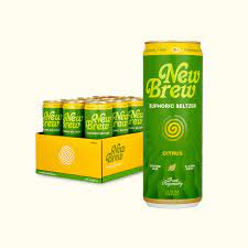 New Brew Euphoric Seltzer Citrus 12oz can