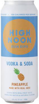 High Noon Vodka & Soda Pineapple 24oz Can