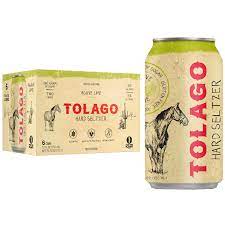 Tolago Hard Seltzer Agave Lime 12oz 6 Pack Can