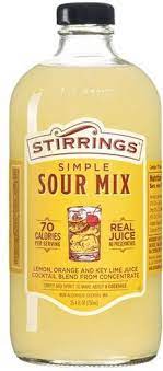 Stirrings Simple Sour Mix  Real Juice 750ml