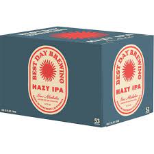 Best Day Brewing Hazy IPA Non Alcoholic 12oz 6 Pack Can