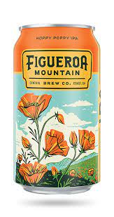 Figueroa Mountain Hoppy Poppy Ipa 12oz 6 Pack Can (alc.6.5%)