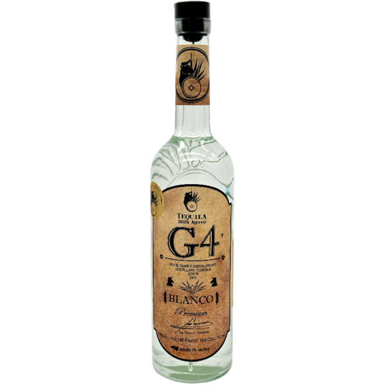 G4 Blanco Premium 100% Agave Premium Tequila 750ml – Happysliquor